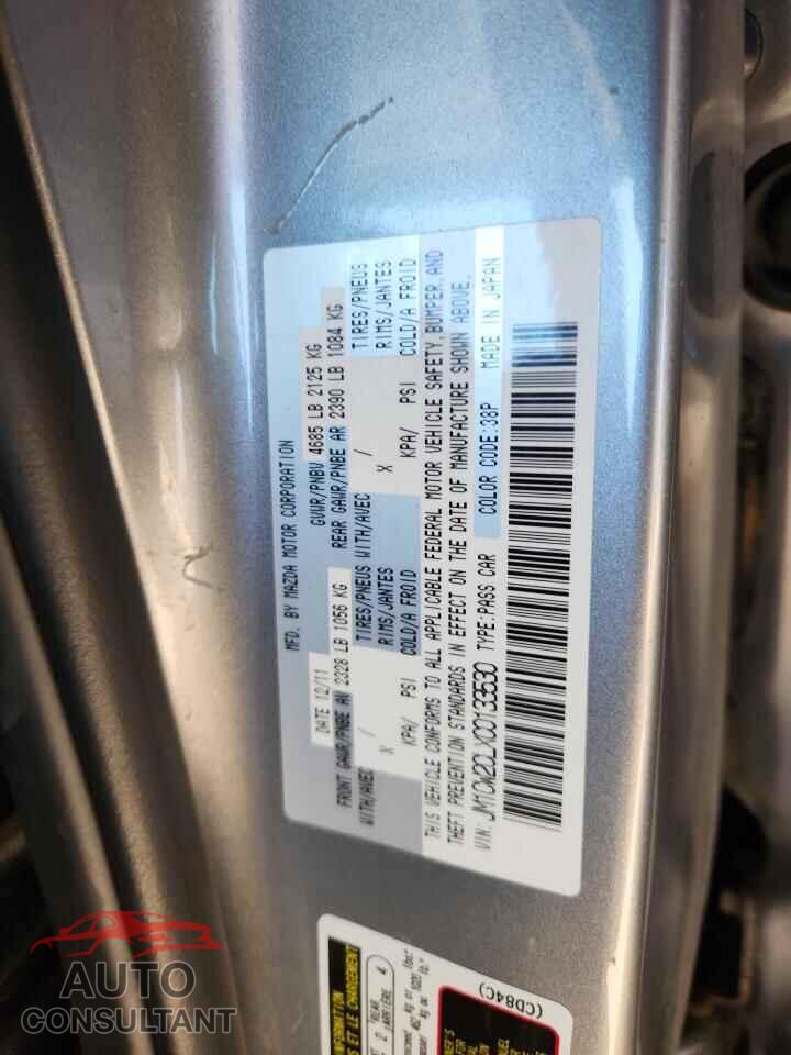 MAZDA 5 2012 - JM1CW2CLXC0133530