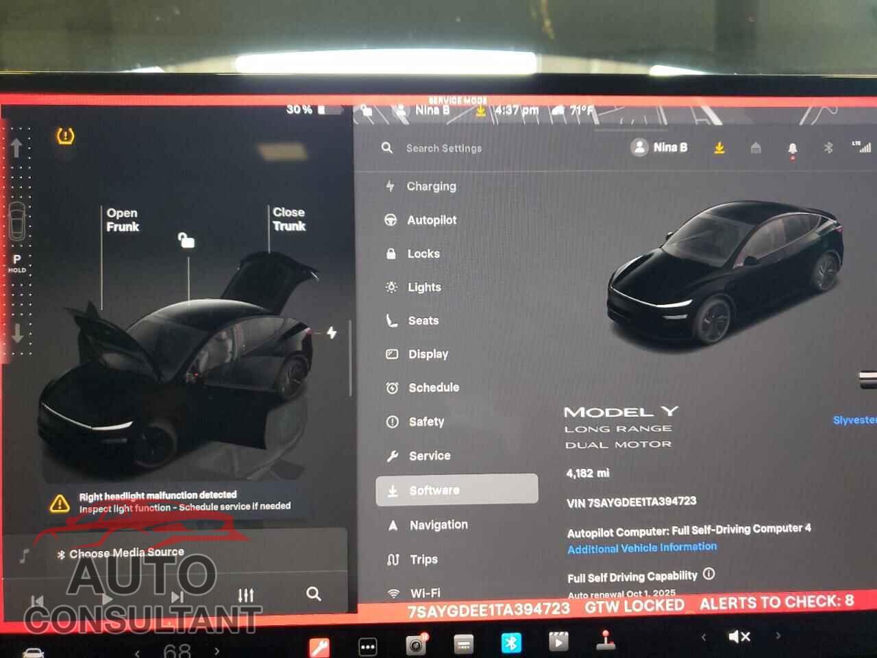 TESLA MODEL Y 2026 - 7SAYGDEE1TA394723