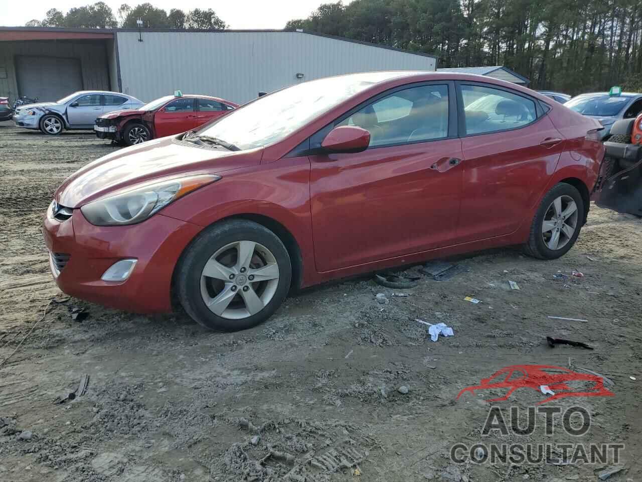 HYUNDAI ELANTRA 2012 - KMHDH4AE0CU376301