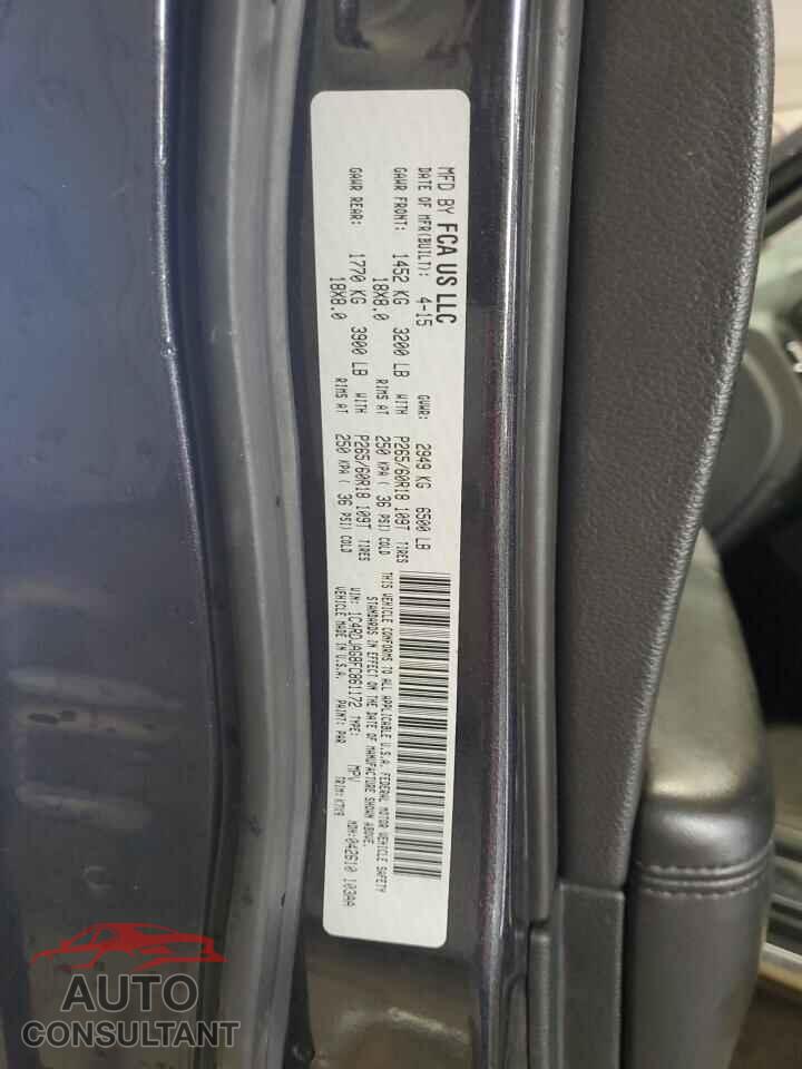 DODGE DURANGO 2015 - 1C4RDJAG8FC861172