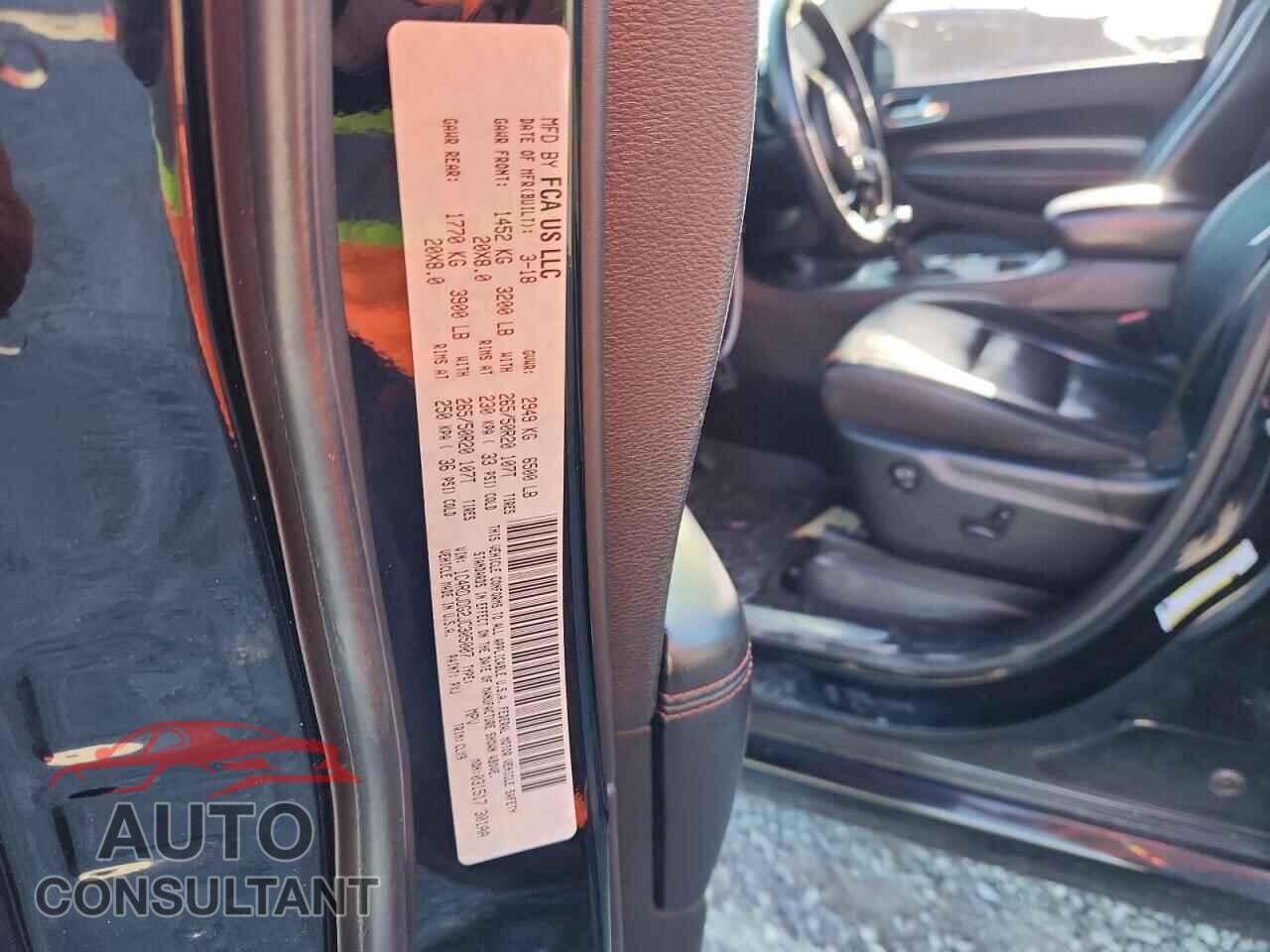 DODGE DURANGO 2018 - 1C4RDJDG2JC305007