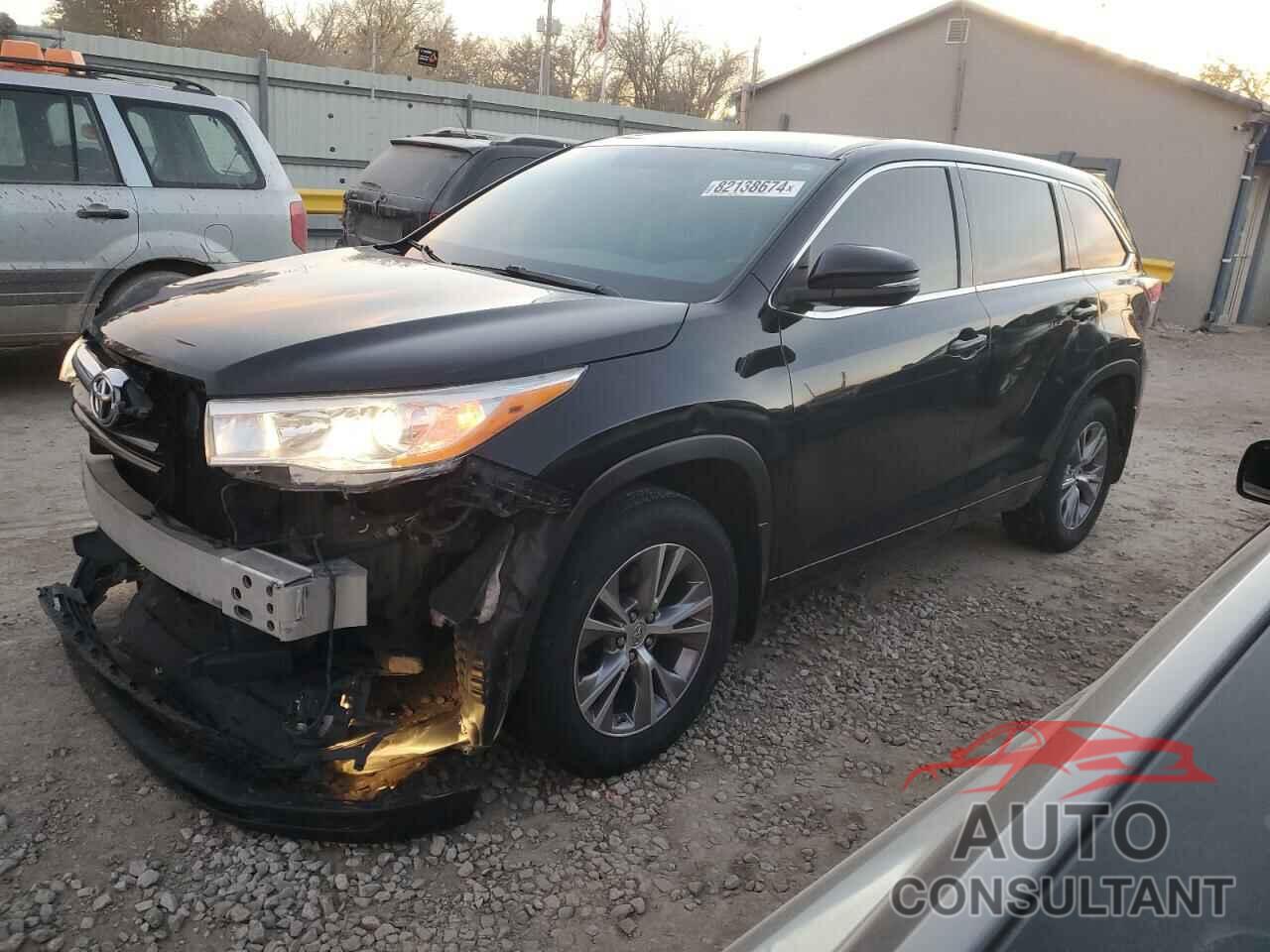 TOYOTA HIGHLANDER 2014 - 5TDBKRFH6ES018771