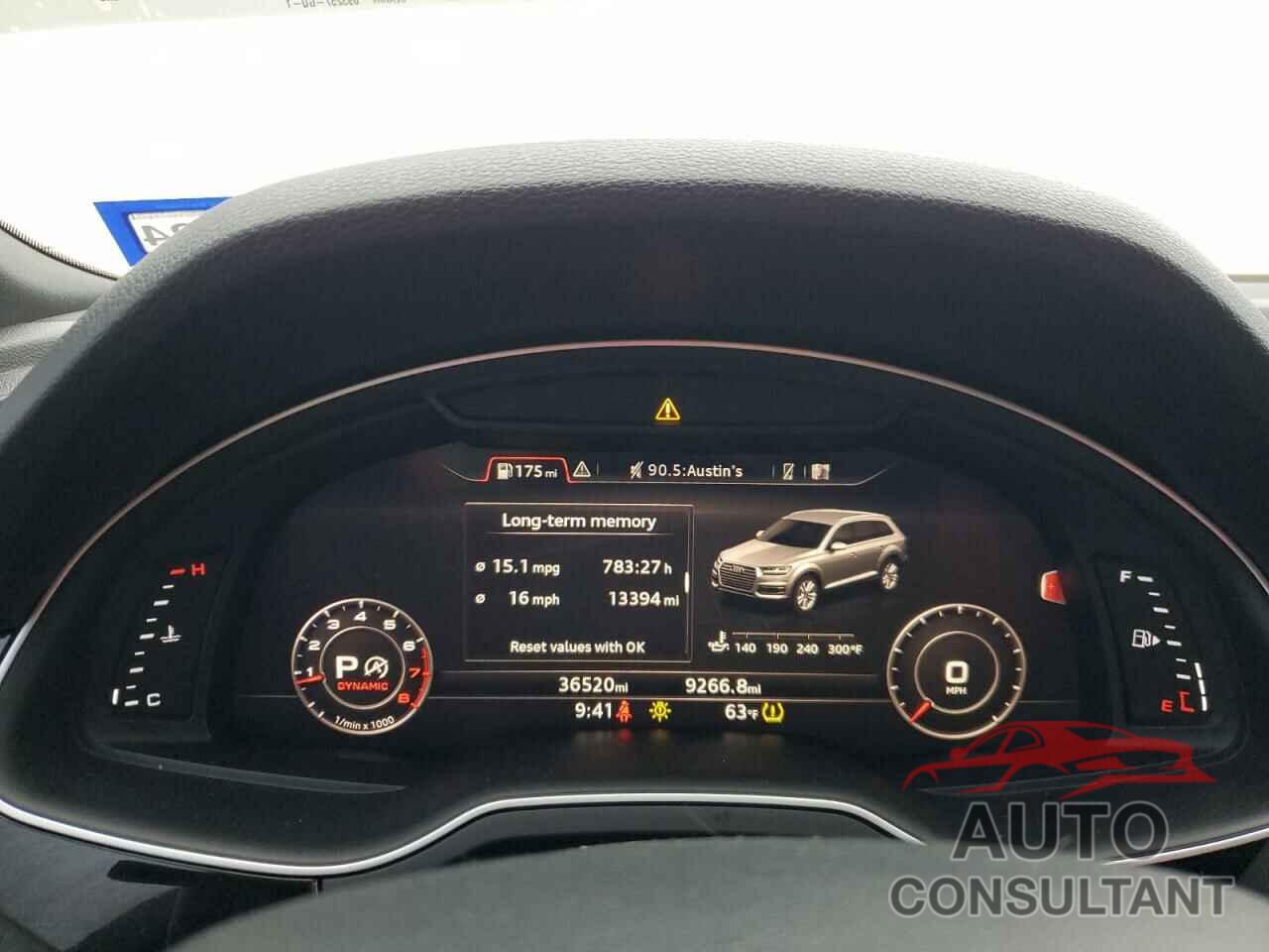 AUDI Q7 2017 - WA1LAAF79HD034716