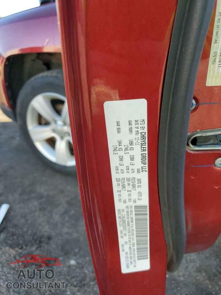 JEEP COMPASS 2012 - 1C4NJDBB9CD537617