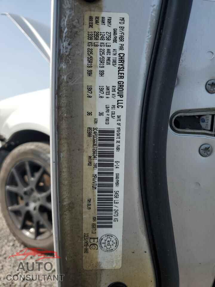 DODGE JOURNEY 2014 - 3C4PDCGG3ET266341