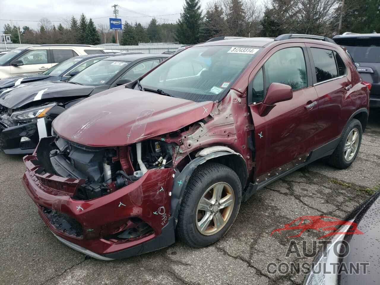 CHEVROLET TRAX 2017 - 3GNCJPSB9HL172681