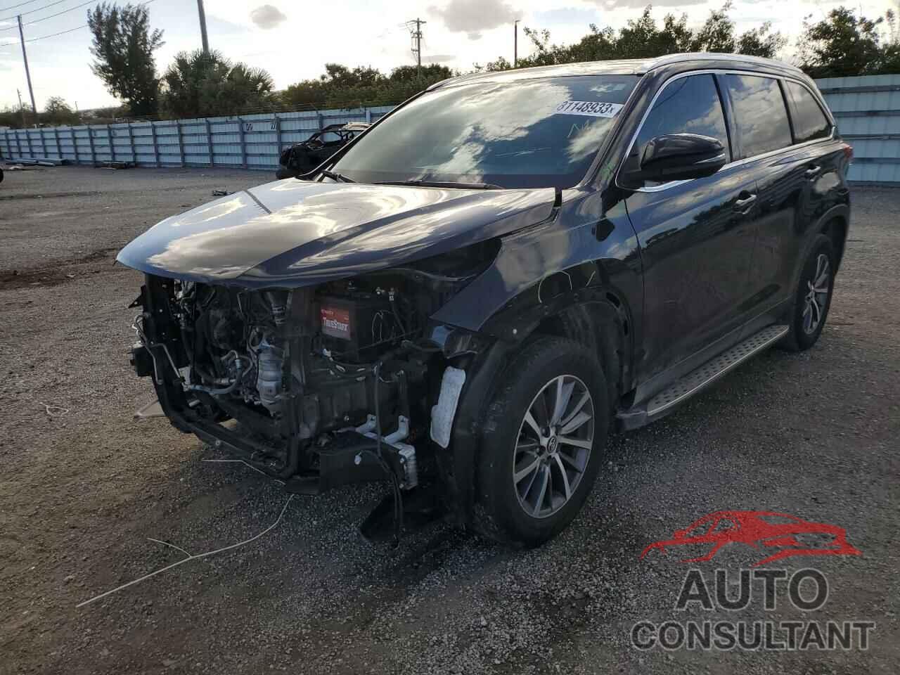 TOYOTA HIGHLANDER 2019 - 5TDKZRFH8KS558307