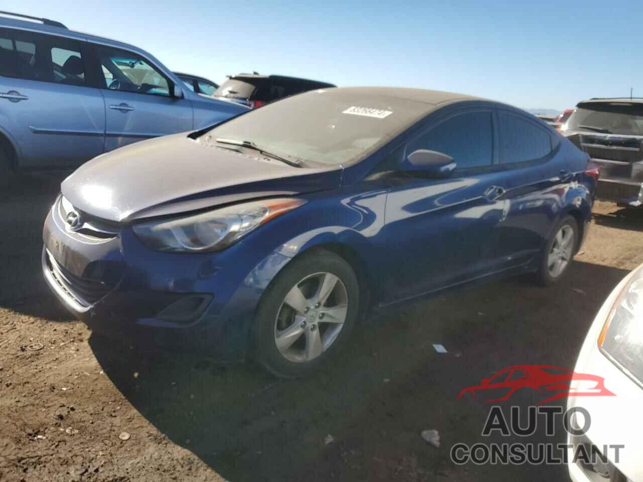 HYUNDAI ELANTRA 2013 - KMHDH4AE7DU718490