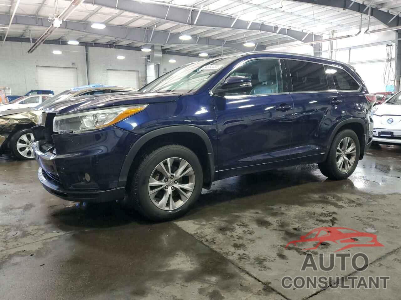 TOYOTA HIGHLANDER 2015 - 5TDJKRFH6FS194992