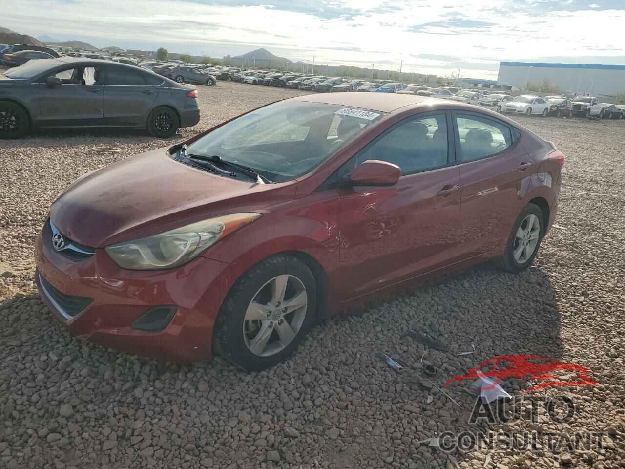 HYUNDAI ELANTRA 2013 - KMHDH4AEXDU798416