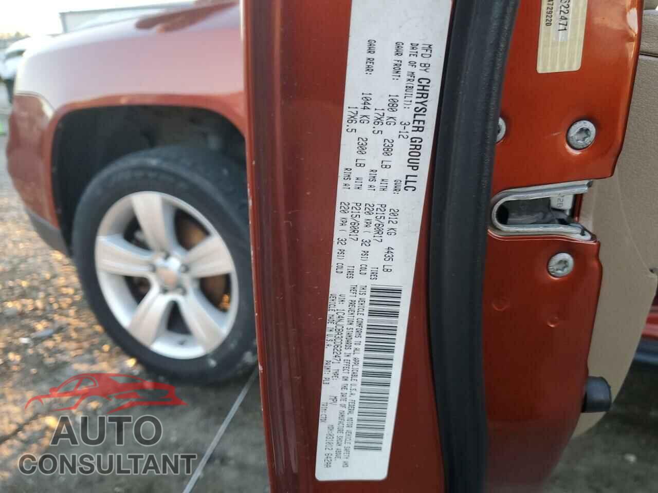 JEEP COMPASS 2012 - 1C4NJCBA3CD622471