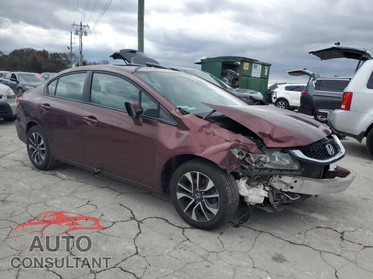 HONDA CIVIC 2013 - 19XFB2F90DE032904
