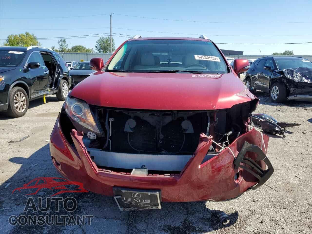 LEXUS RX350 2012 - 2T2BK1BA9CC121453