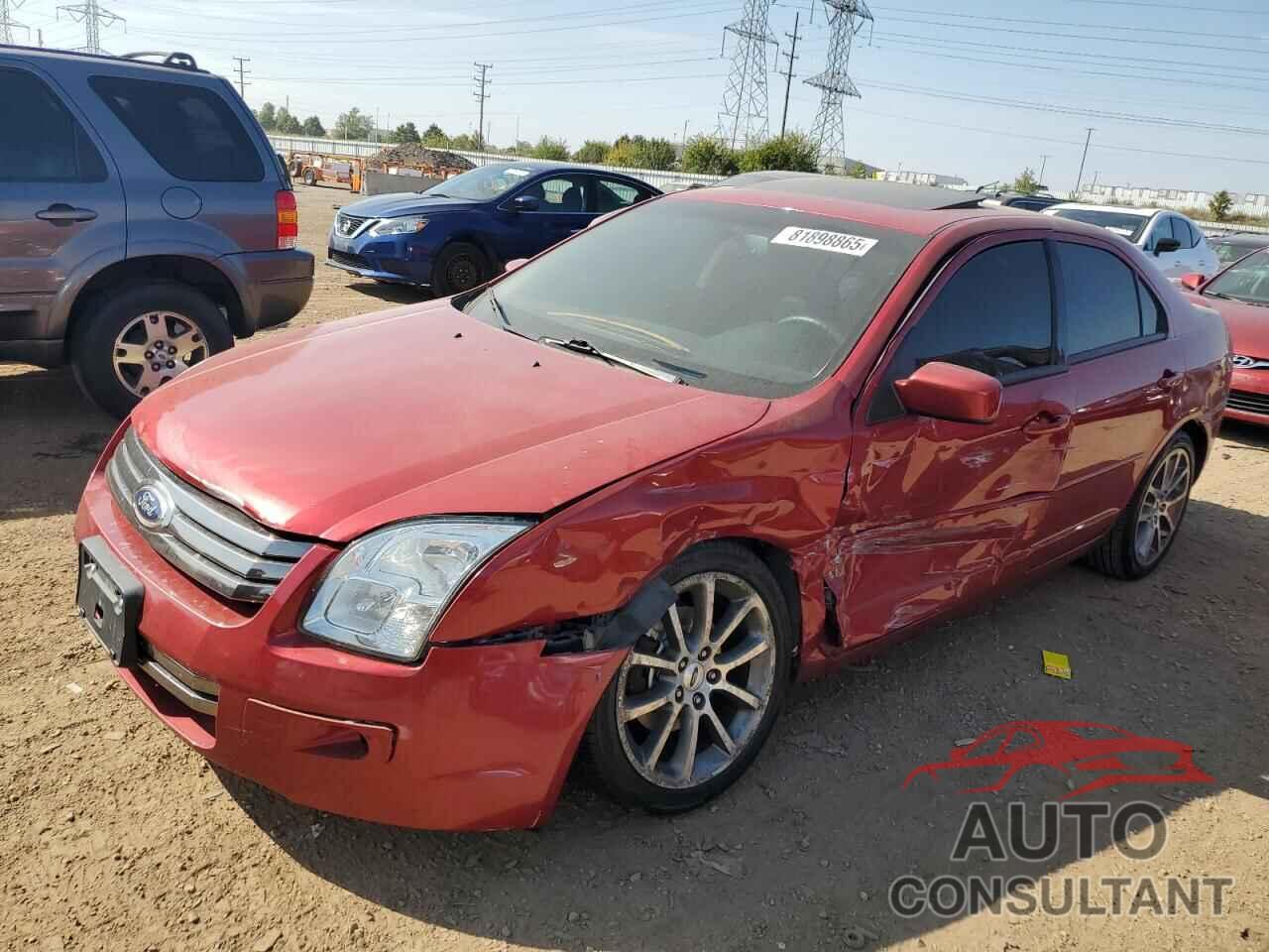 FORD FUSION 2009 - 3FAHP07Z39R193427