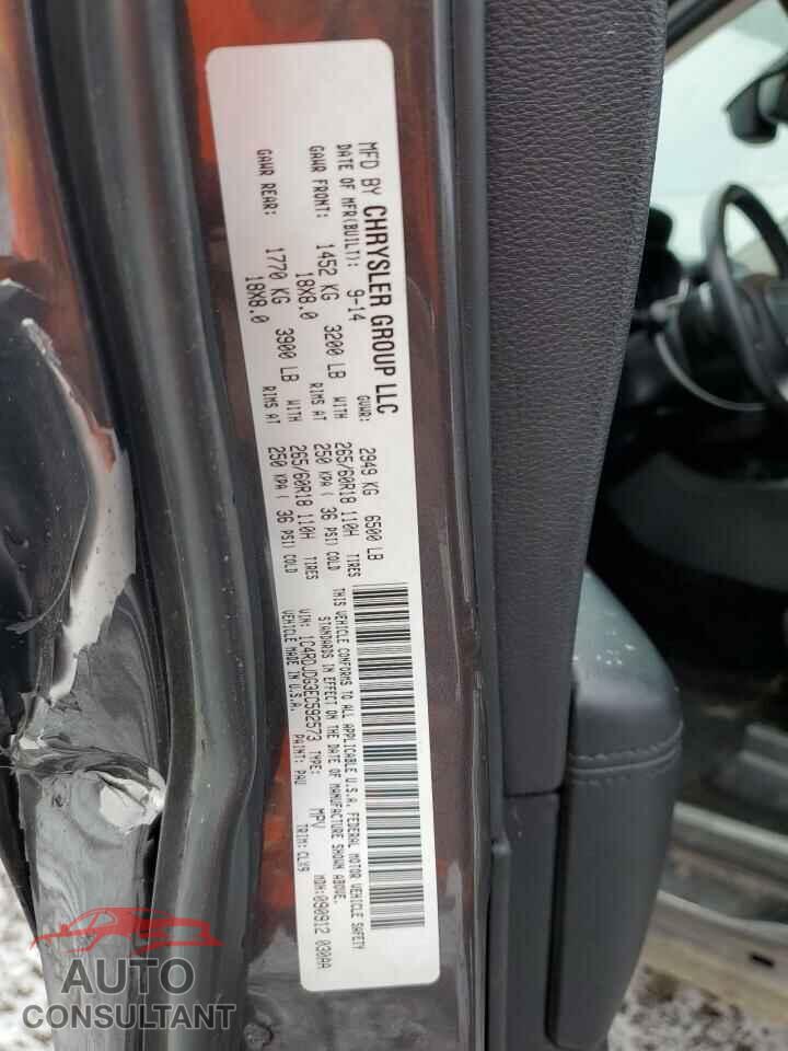 DODGE DURANGO 2014 - 1C4RDJDG3EC592573