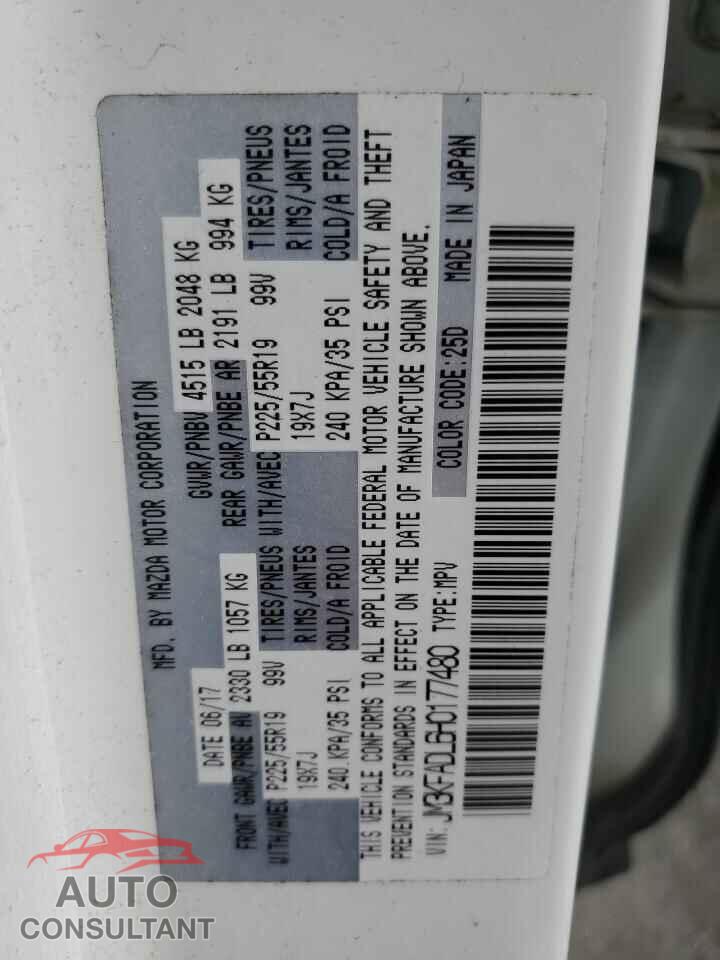 MAZDA CX-5 2017 - JM3KFADL6H0177480
