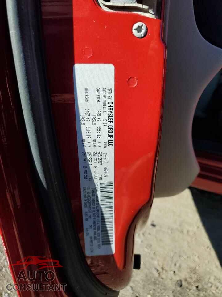 DODGE CARAVAN 2015 - 2C4RDGBG0FR523127