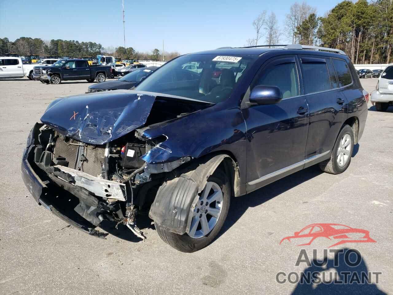 TOYOTA HIGHLANDER 2013 - 5TDZA3EH3DS038992