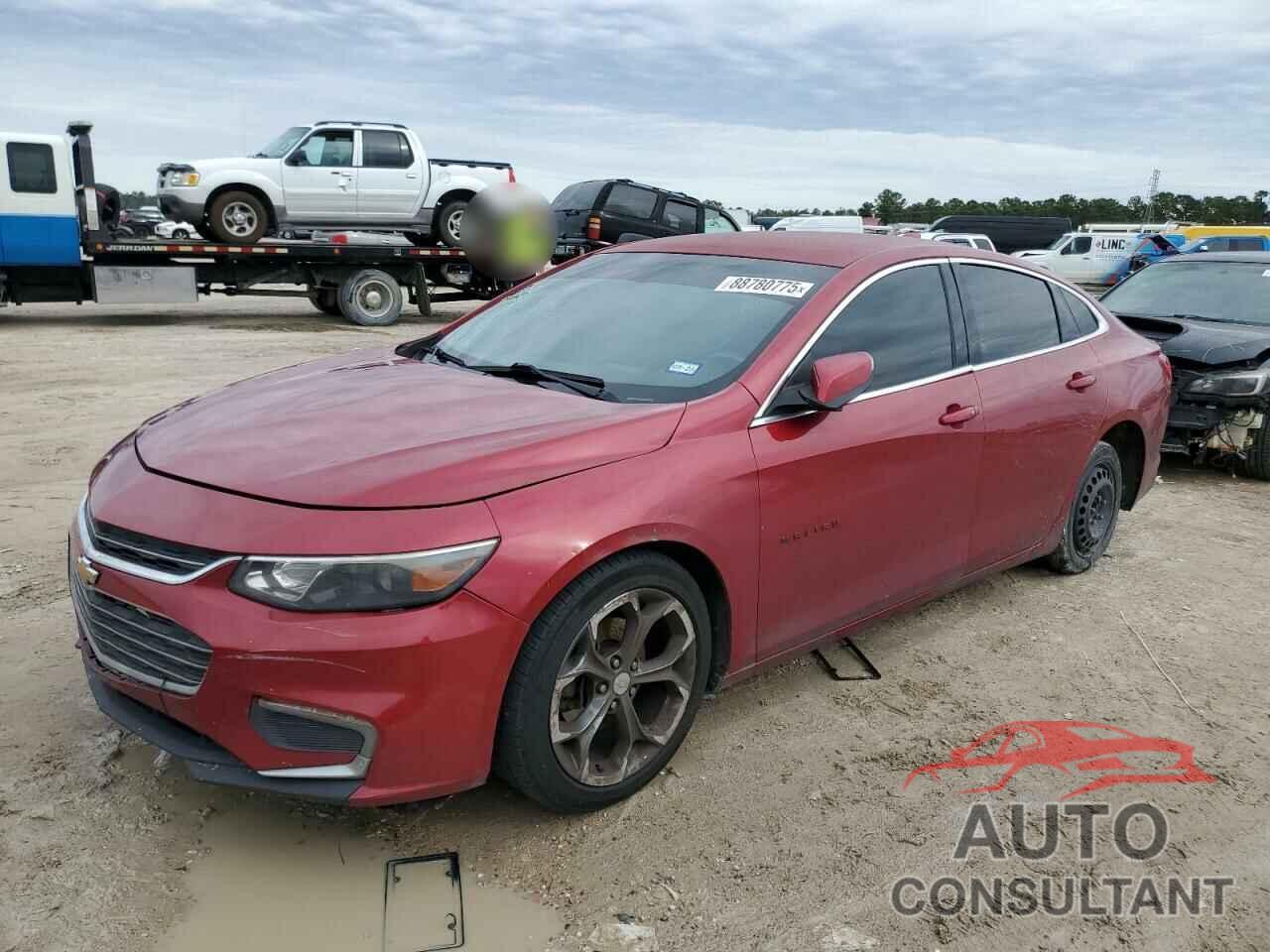 CHEVROLET MALIBU 2016 - 1G1ZE5ST8GF191003