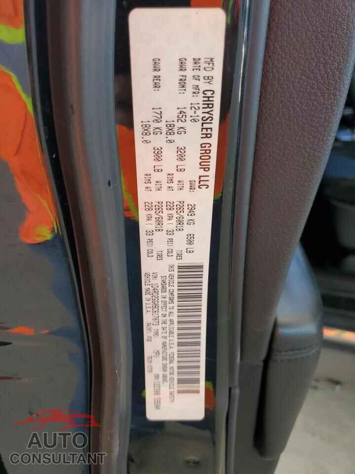 DODGE DURANGO 2011 - 1D4RD2GG0BC617073