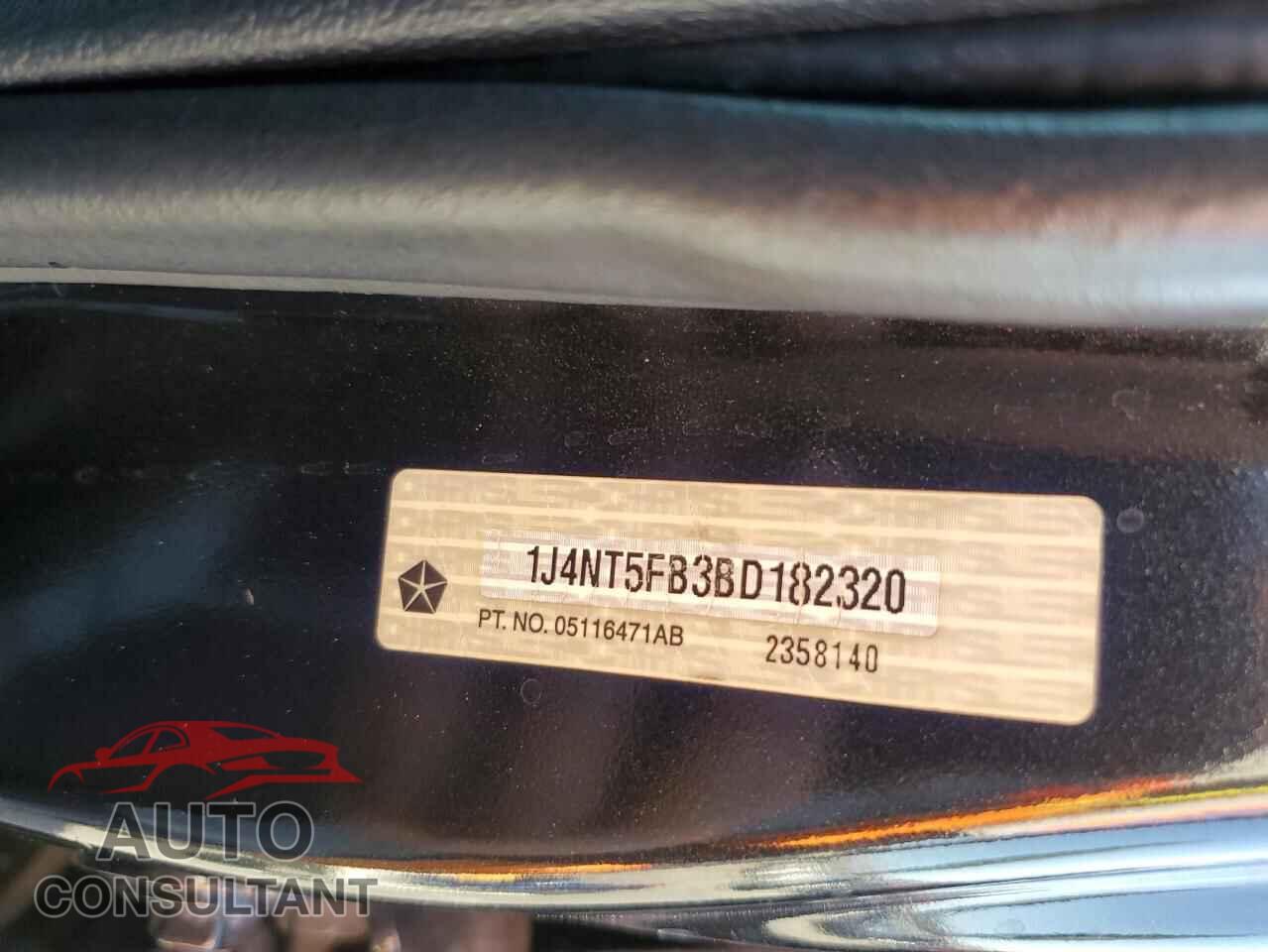 JEEP COMPASS 2011 - 1J4NT5FB3BD182320