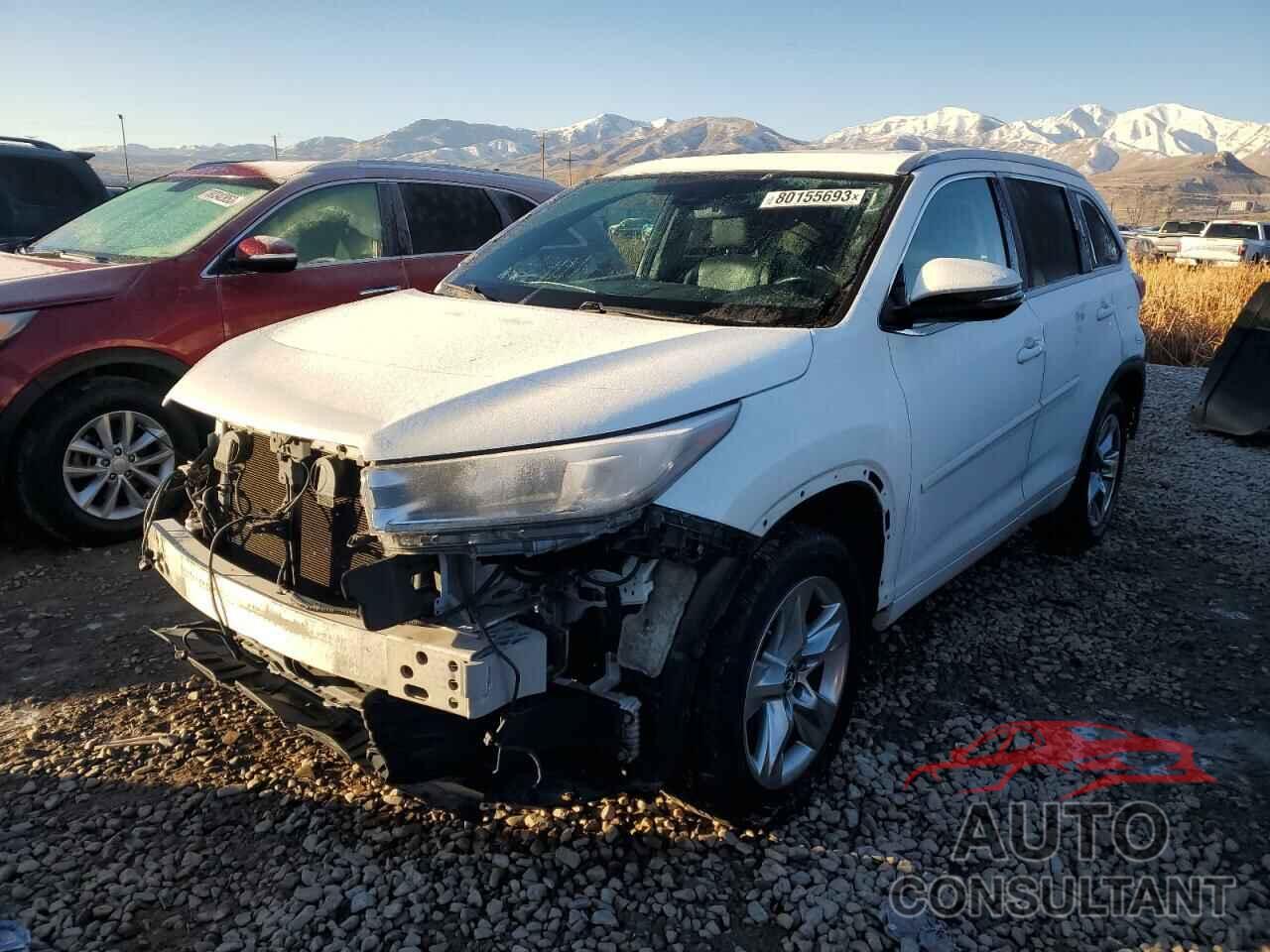 TOYOTA HIGHLANDER 2017 - 5TDDZRFH1HS399633