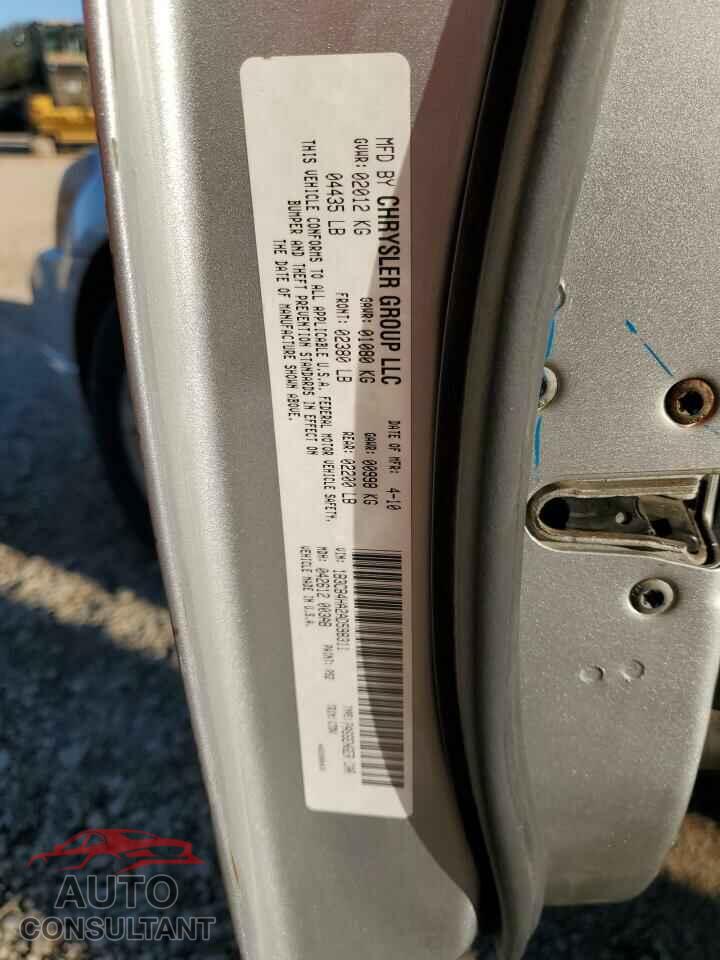 DODGE CALIBER 2010 - 1B3CB4HA2AD598311