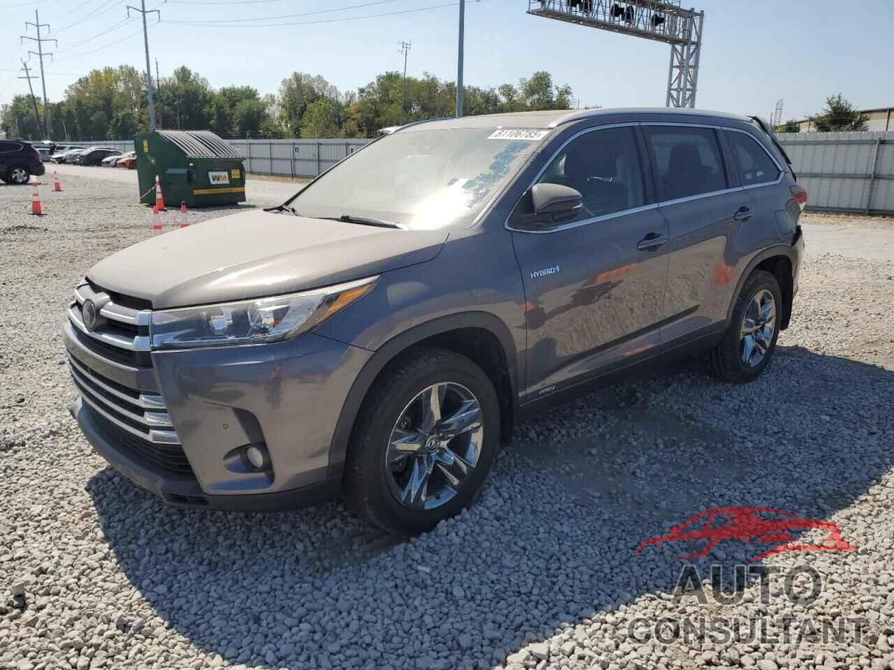 TOYOTA HIGHLANDER 2017 - 5TDDGRFH3HS025384
