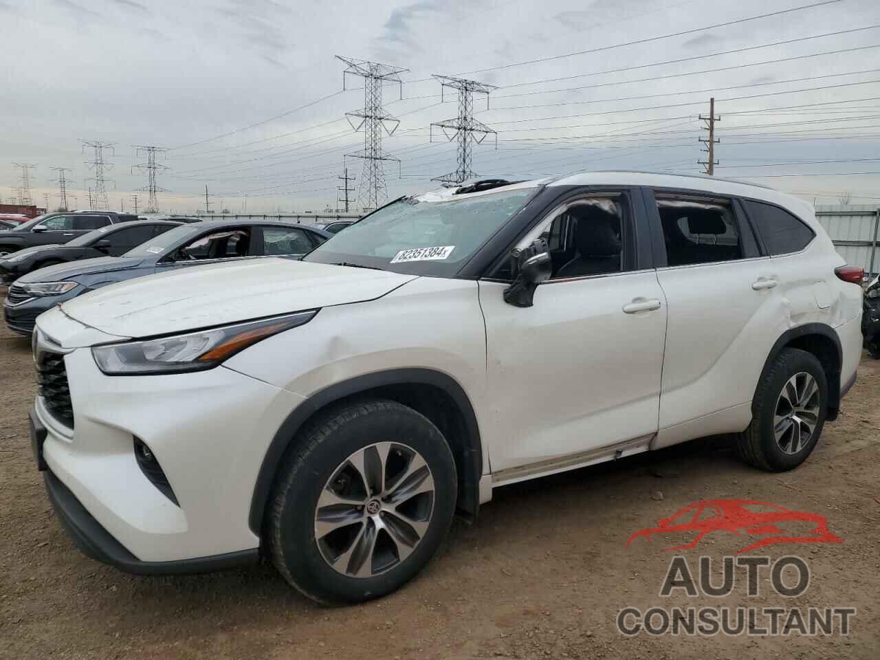 TOYOTA HIGHLANDER 2020 - 5TDGZRBH9LS500753