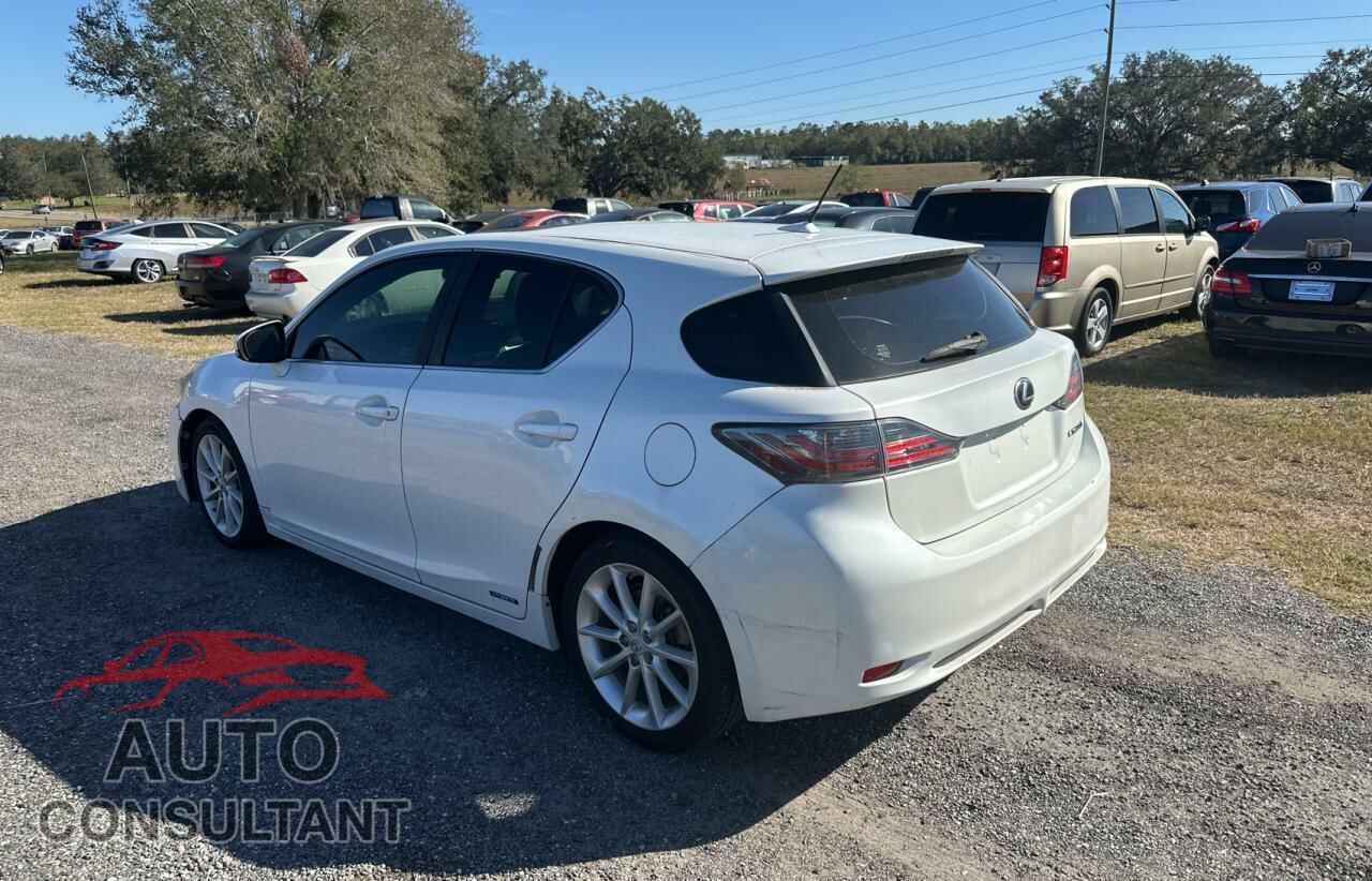 LEXUS CT 200 2012 - JTHKD5BH4C2080049