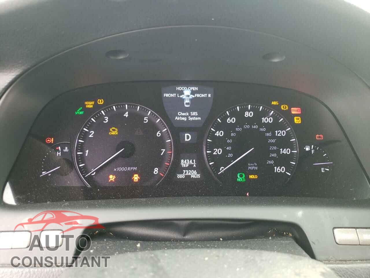 LEXUS LS460 2012 - JTHGL5EF9C5045346