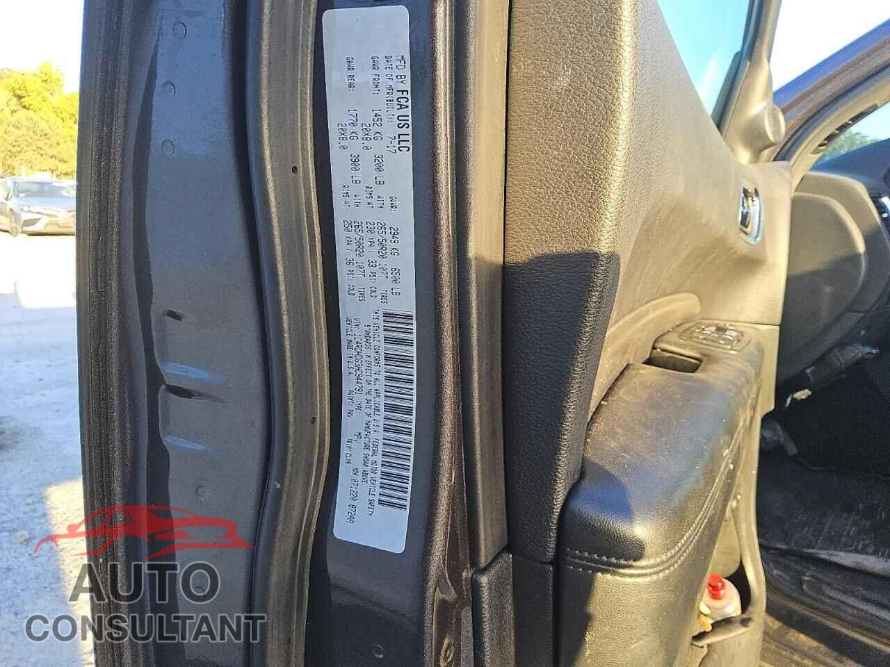 DODGE DURANGO 2017 - 1C4RDHDG3HC944791