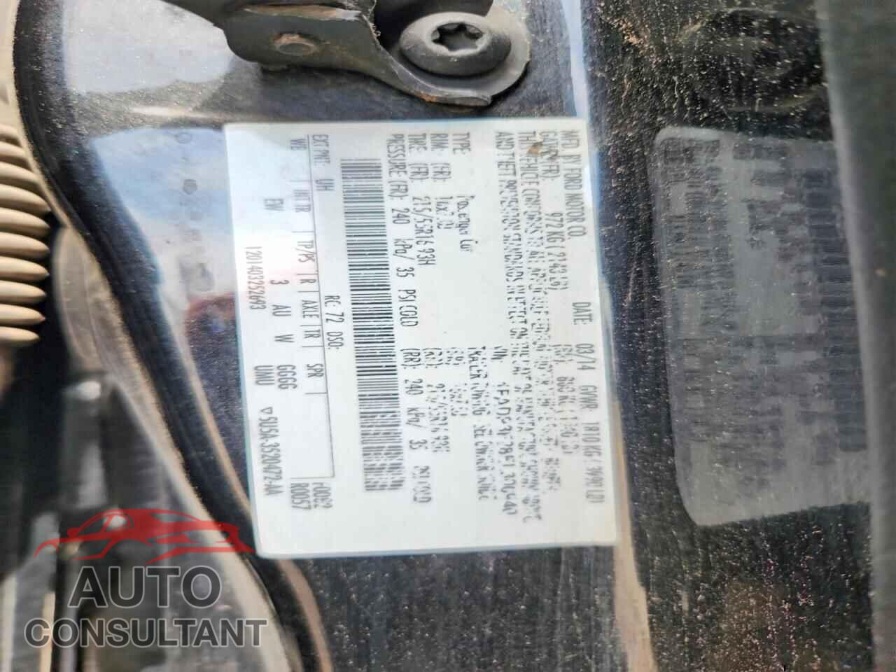 FORD FOCUS 2014 - 1FADP3F28EL300940