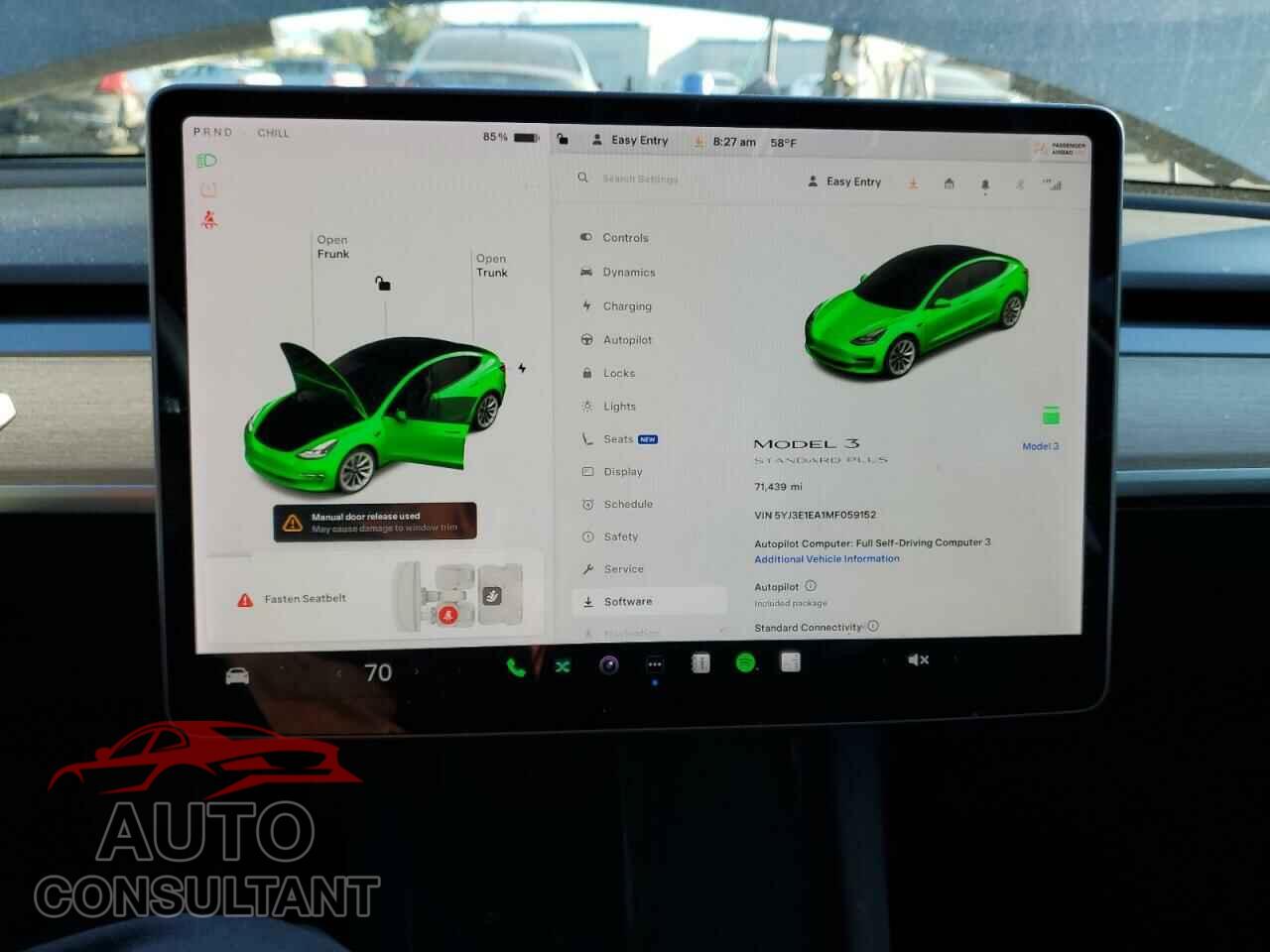 TESLA MODEL 3 2021 - 5YJ3E1EA1MF059152