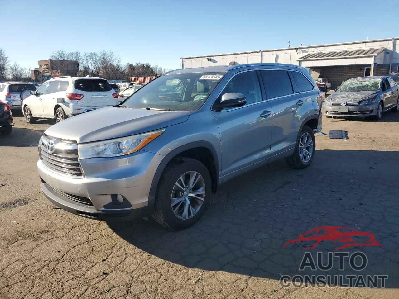 TOYOTA HIGHLANDER 2014 - 5TDJKRFHXES022334