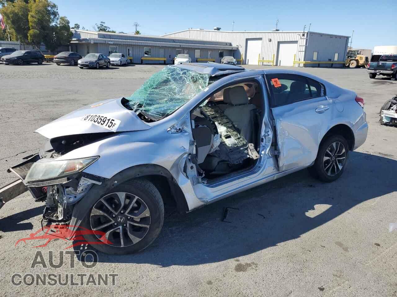 HONDA CIVIC 2013 - 19XFB2F89DE220506