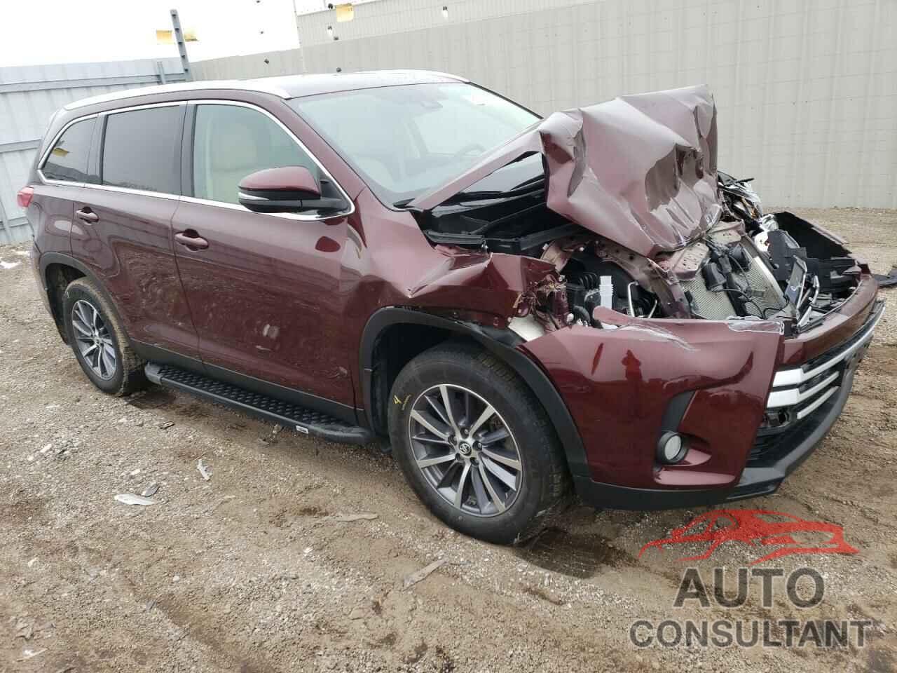 TOYOTA HIGHLANDER 2019 - 5TDJZRFH3KS716886