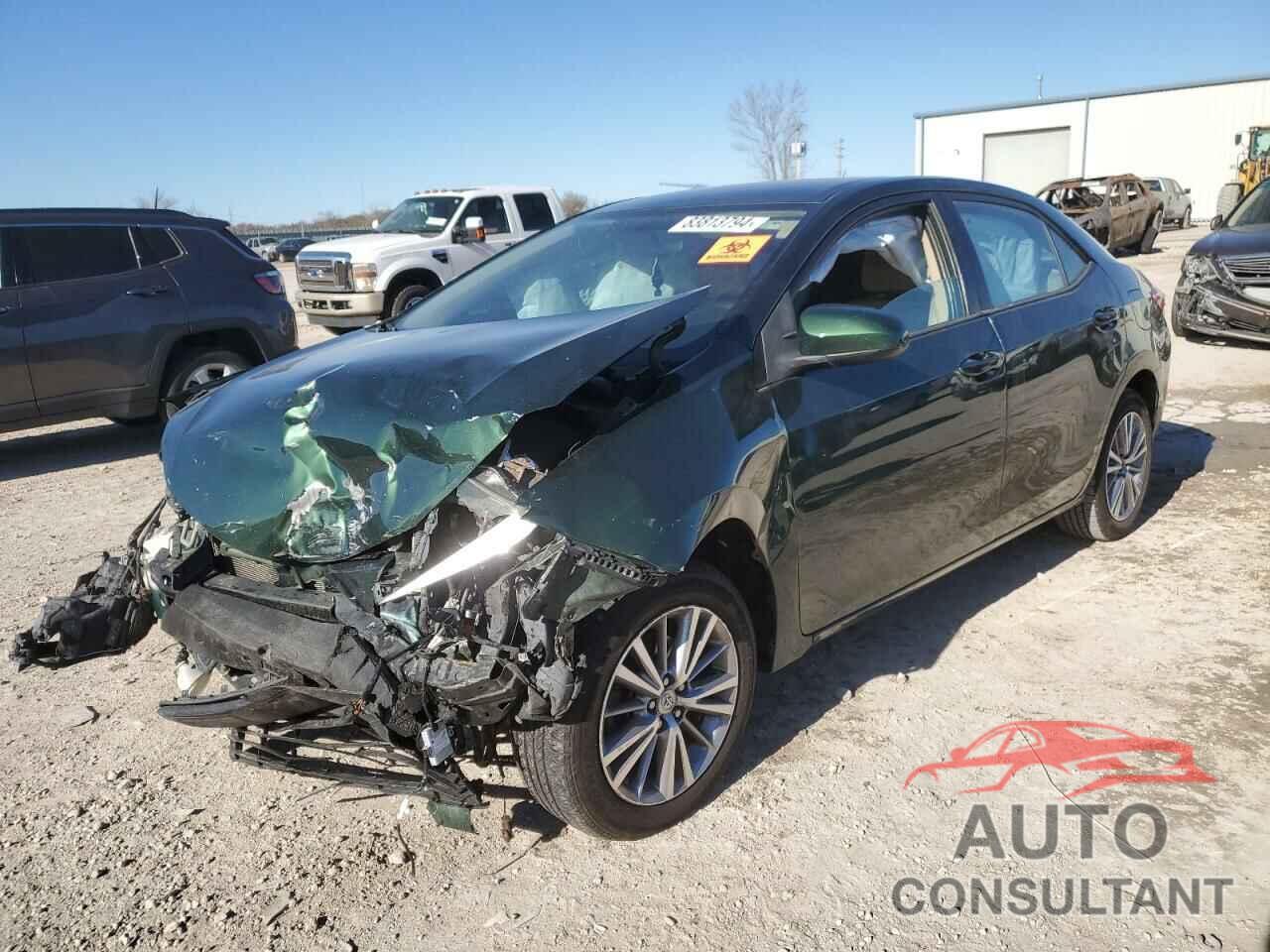 TOYOTA COROLLA 2014 - 5YFBURHE3EP172697
