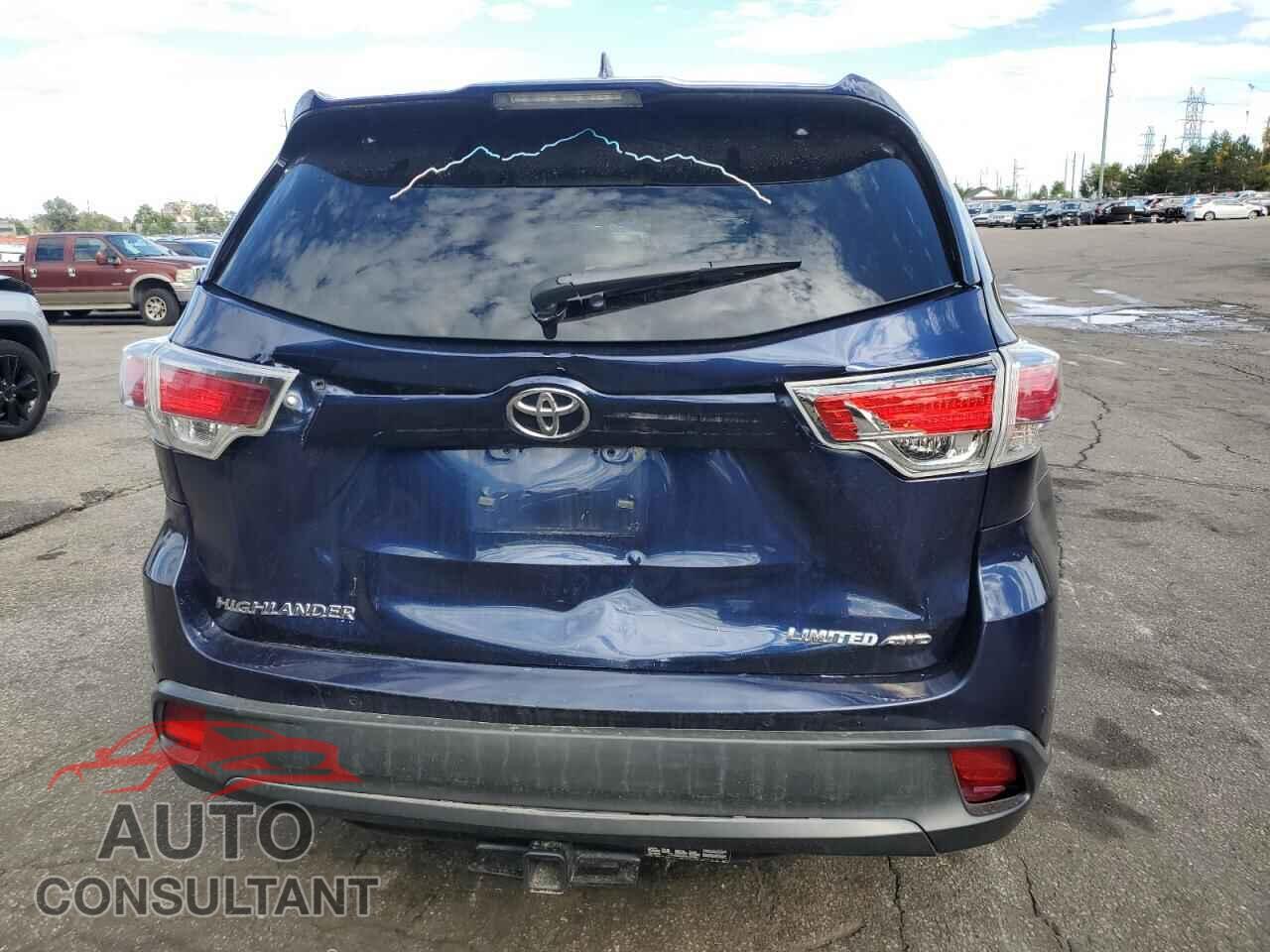 TOYOTA HIGHLANDER 2014 - 5TDDKRFH7ES053473