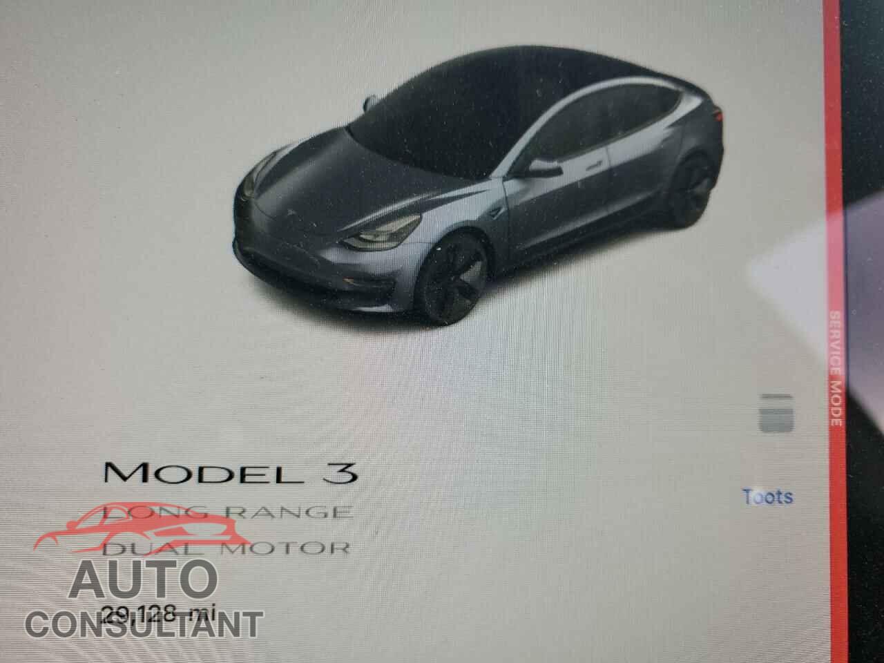 TESLA MODEL 3 2022 - 5YJ3E1EBXNF122002