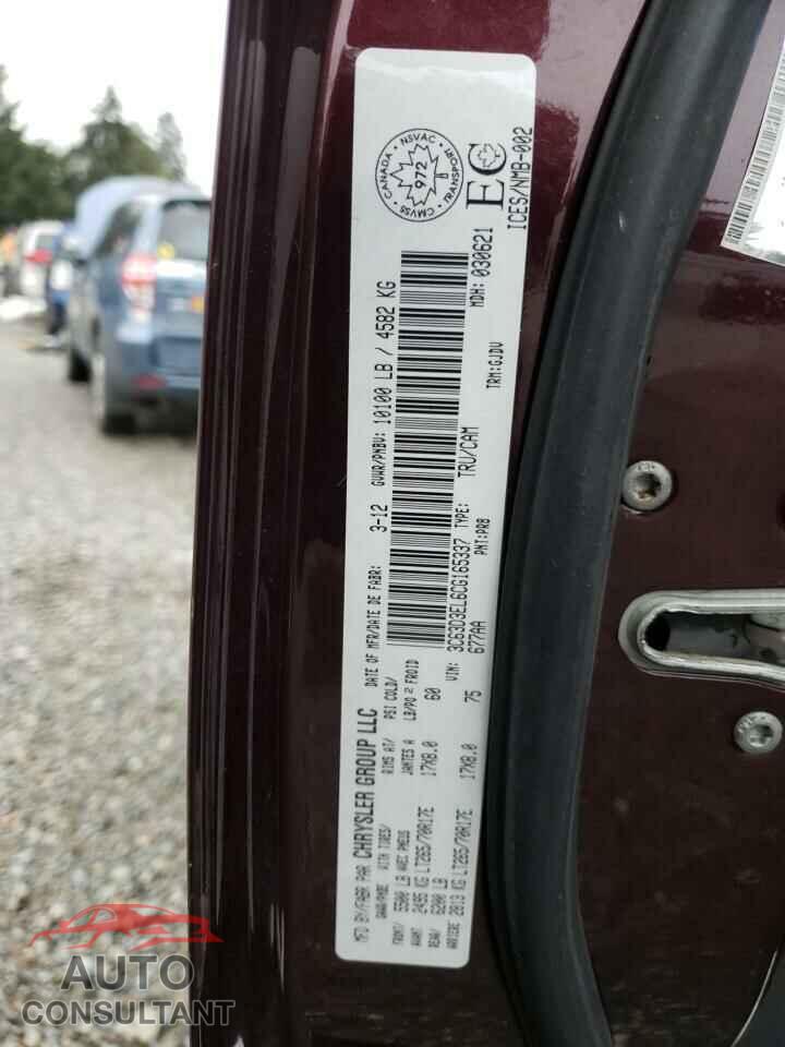 DODGE RAM 3500 2012 - 3C63D3EL6CG165337