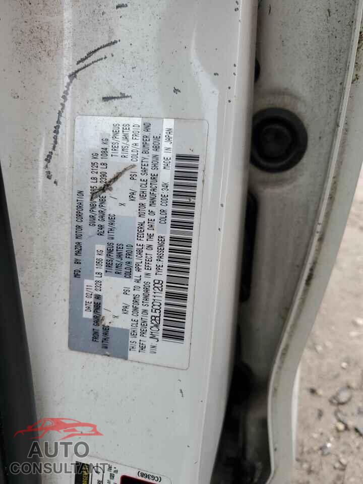 MAZDA 5 2012 - JM1CW2BL5C0111209