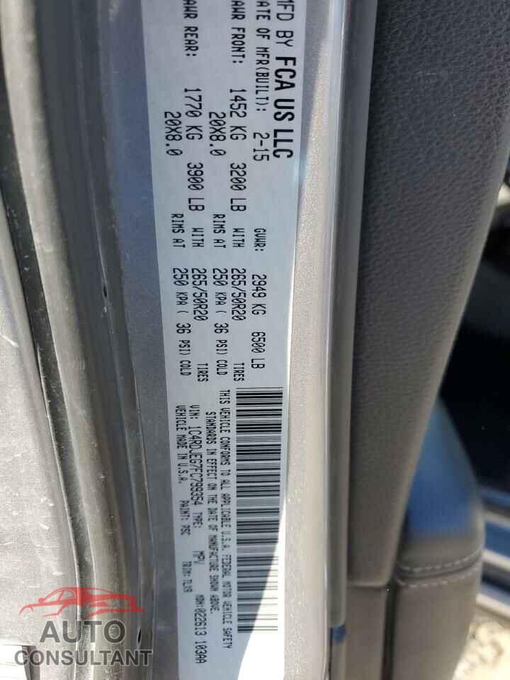 DODGE DURANGO 2015 - 1C4RDJEG7FC799354