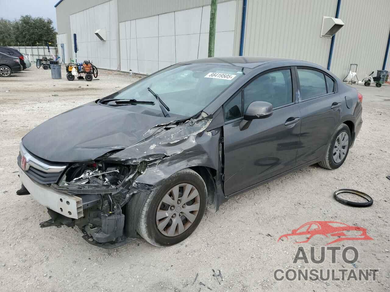 HONDA CIVIC 2012 - 19XFB2F54CE014014