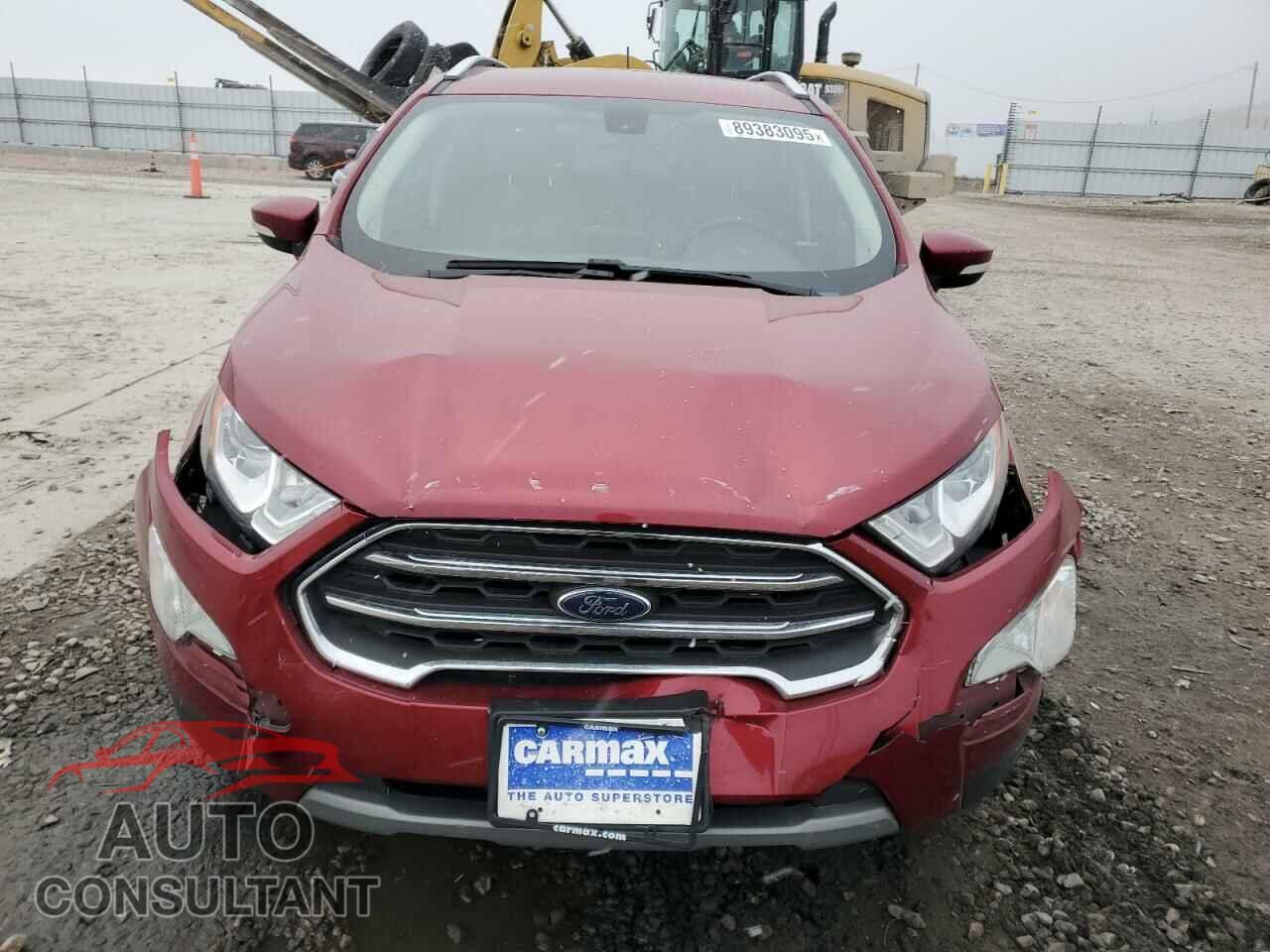 FORD ECOSPORT 2019 - MAJ6S3KL4KC309314