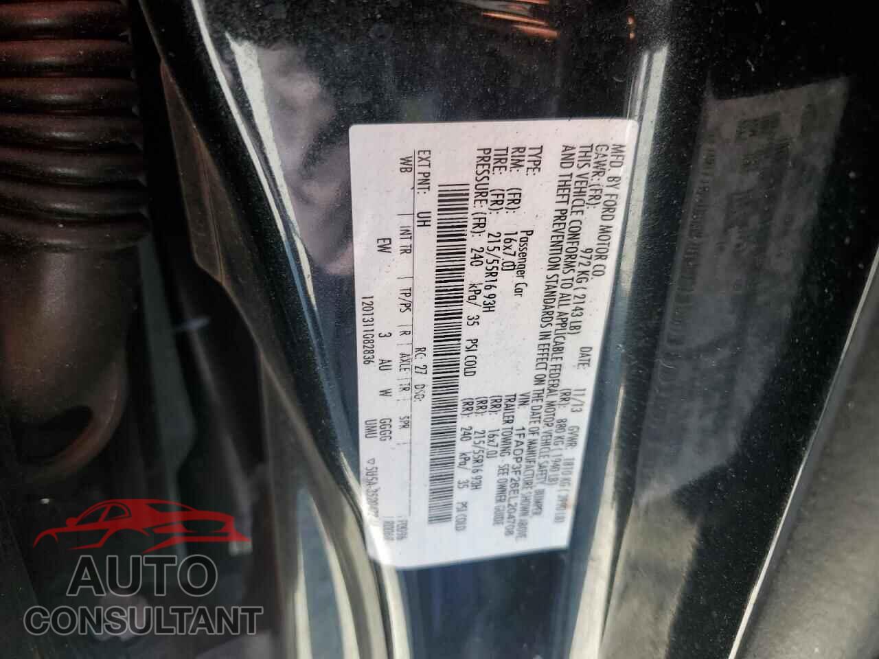 FORD FOCUS 2014 - 1FADP3F26EL204708