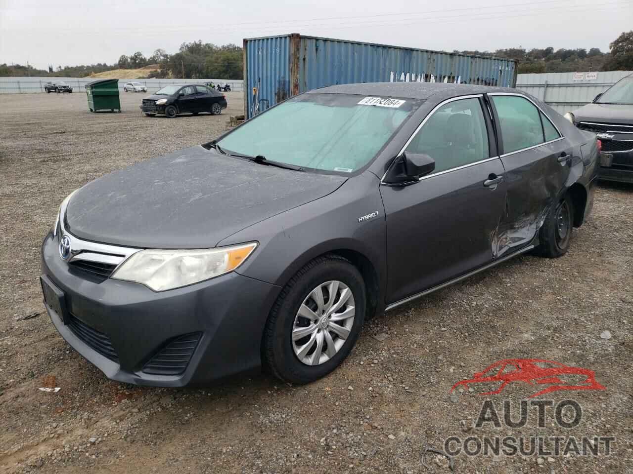 TOYOTA CAMRY 2013 - 4T1BD1FK0DU073245