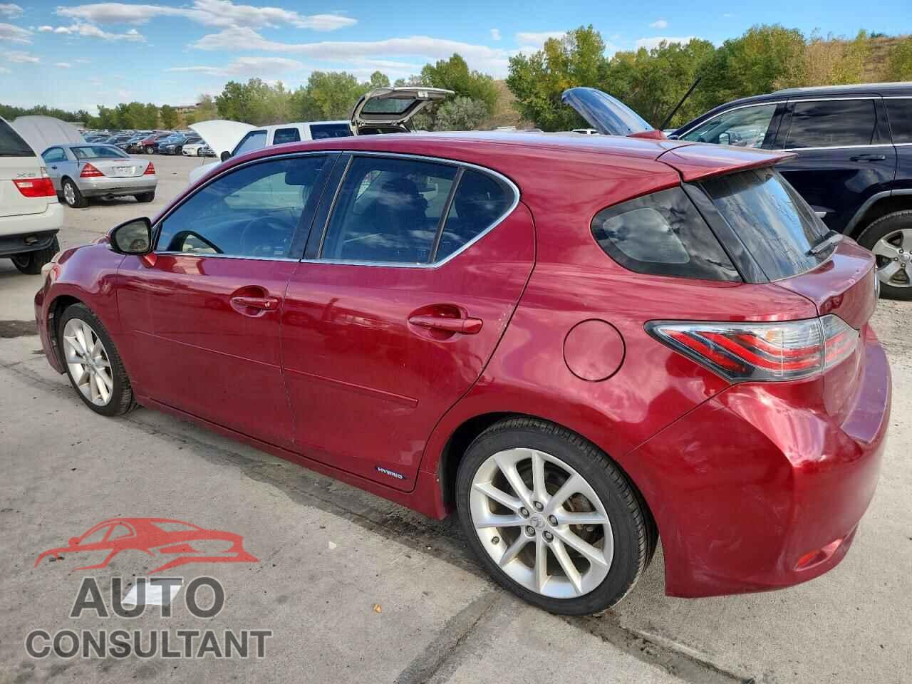 LEXUS CT 200 2012 - JTHKD5BH2C2089610