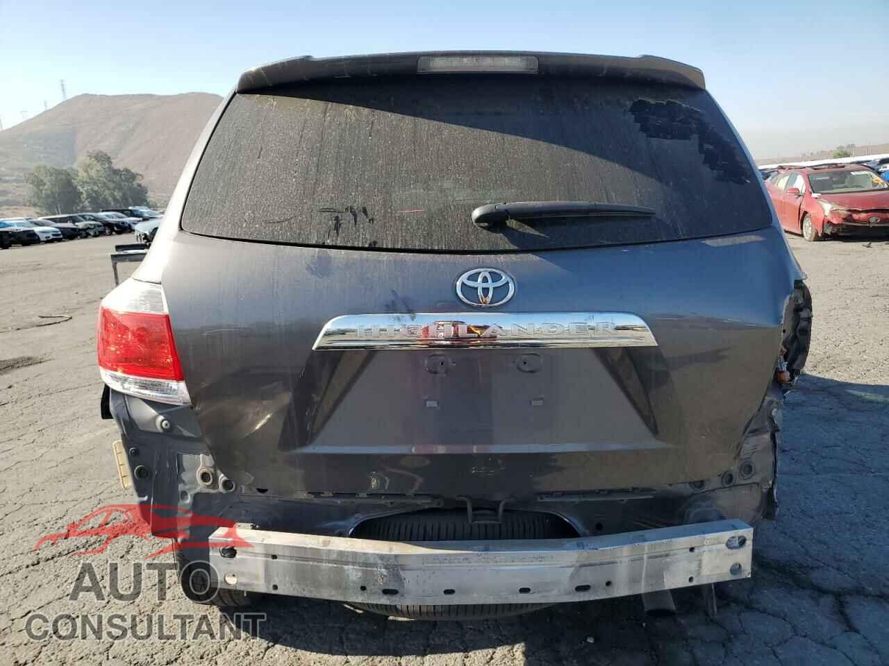 TOYOTA HIGHLANDER 2012 - 5TDZA3EH4CS027949