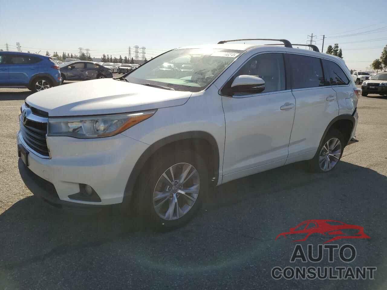 TOYOTA HIGHLANDER 2015 - 5TDZKRFH7FS101321